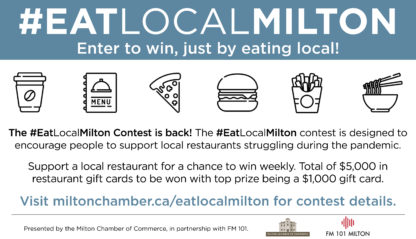 #EatLocalMilton Contest is back!