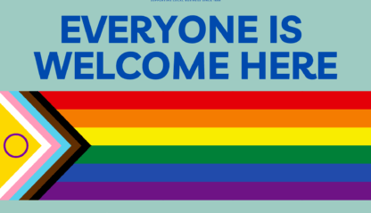 Get your free Pride sign!